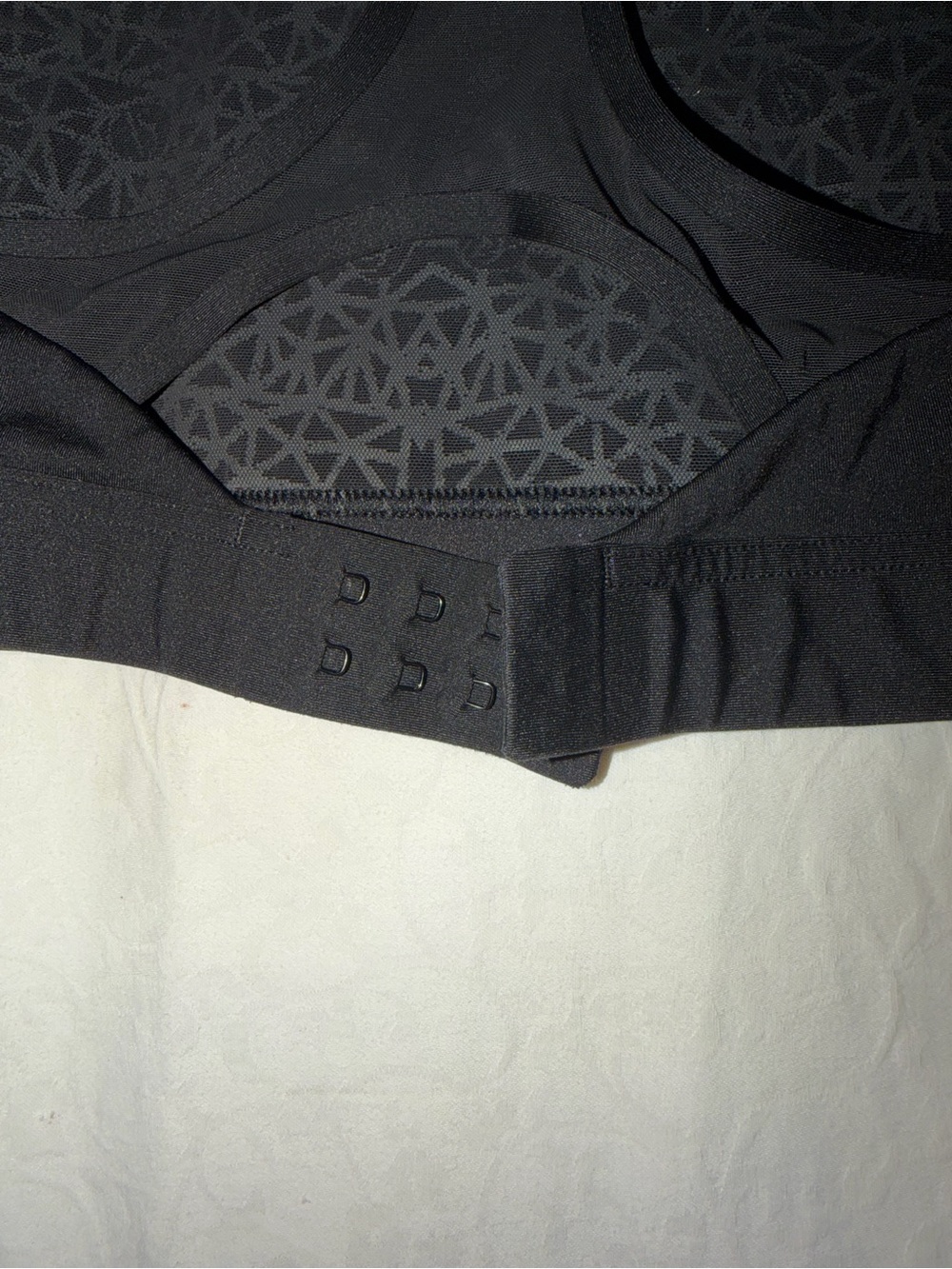 Victoria's Secret Black Racerback Sports Bra with Mesh Back - Picture 4 of 7
